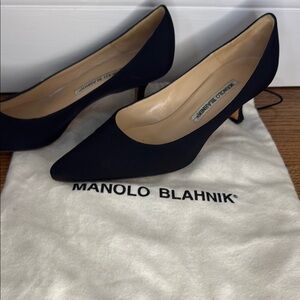 Manolo Blahnik Classic Black Heels
